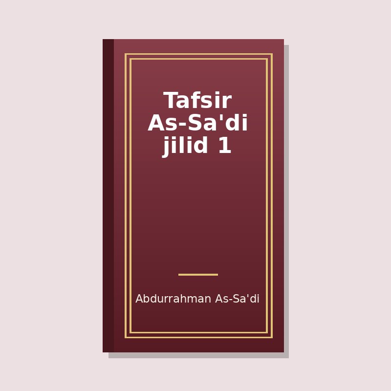 Tafsir As-Sa'di jilid 1