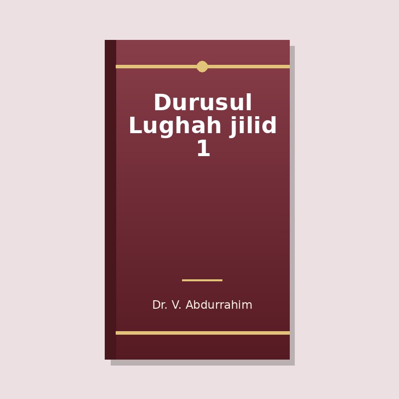 Durusul Lughah jilid 1