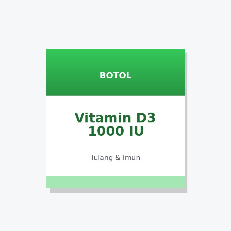 Vitamin D3 1000 IU