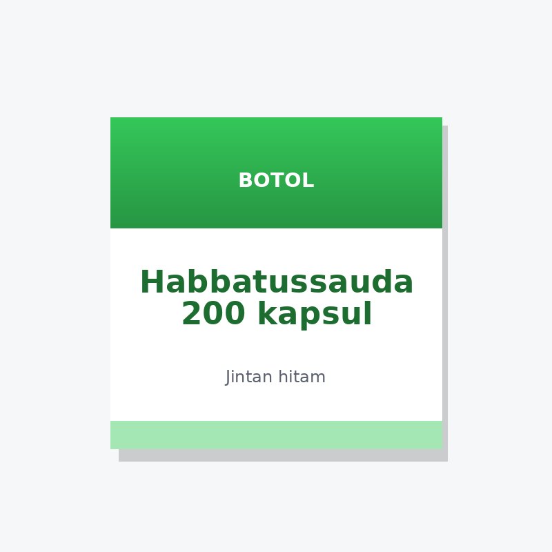 Habbatussauda 200 kapsul