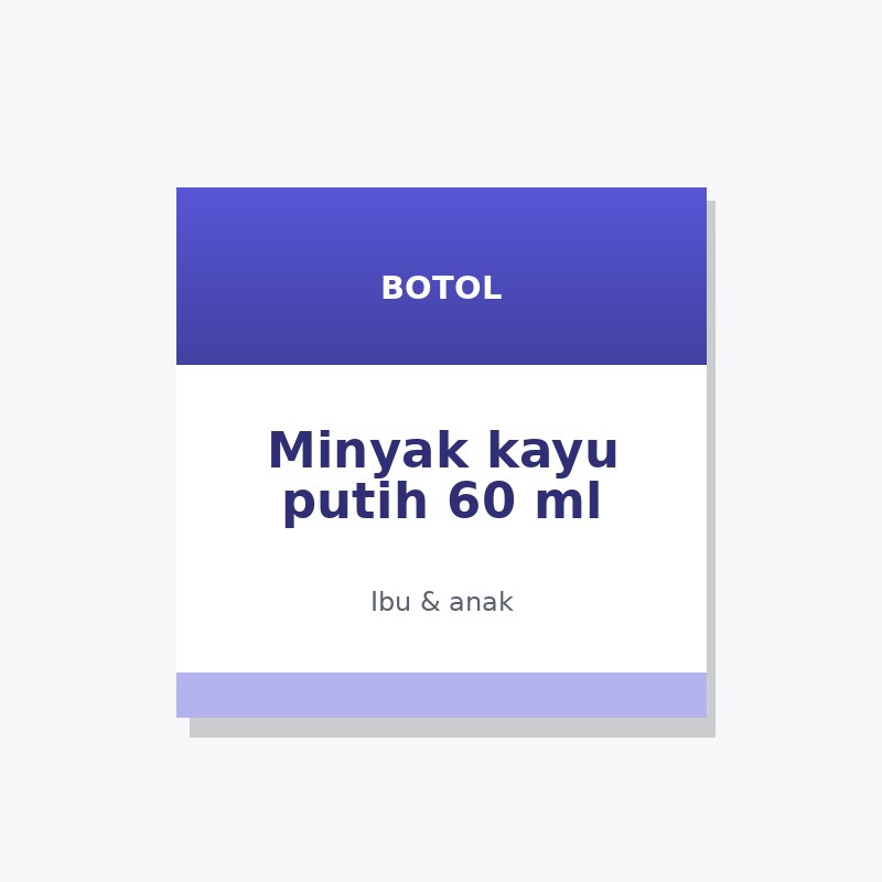 Minyak kayu putih 60 ml
